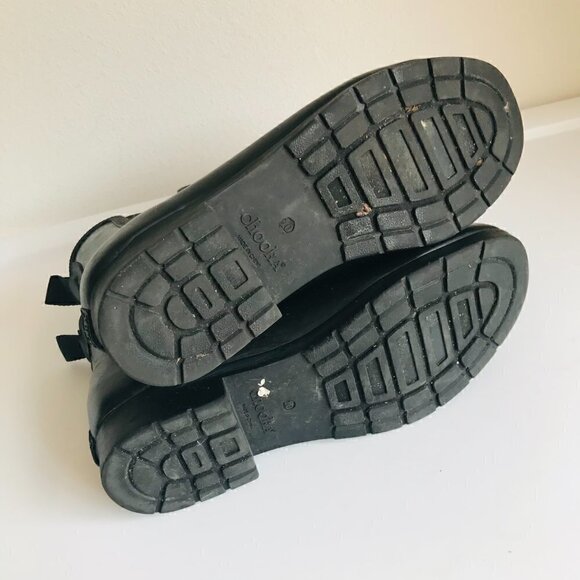 Chooka Black Chelsea Waterproof Rubber Rain Boots Size 10 - Picture 8 of 10